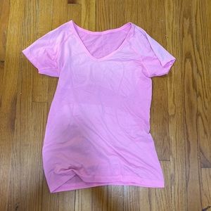 lululemon pink swiftly top!
